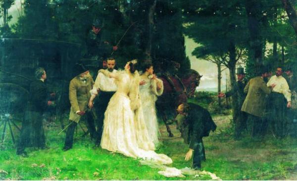 El Duelo by Jose Garnelo Alda