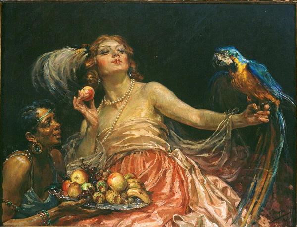 El Papagayo by Jose Garnelo Alda