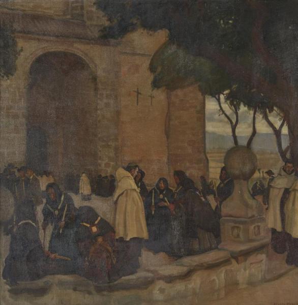 Antes De La Procesion by Jose Maria Lopez Mezquita
