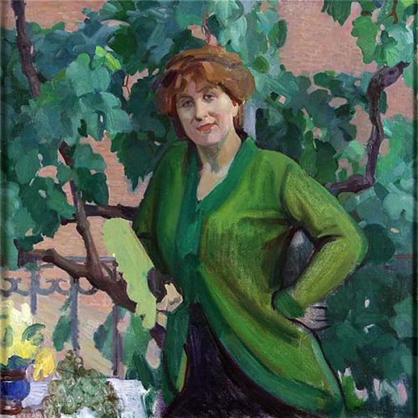 Fernanda En El Jardin by Jose Maria Lopez Mezquita Oil Painting Reproductions