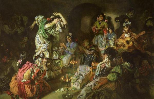 Jitanas Bailando by Jose Maria Lopez Mezquita