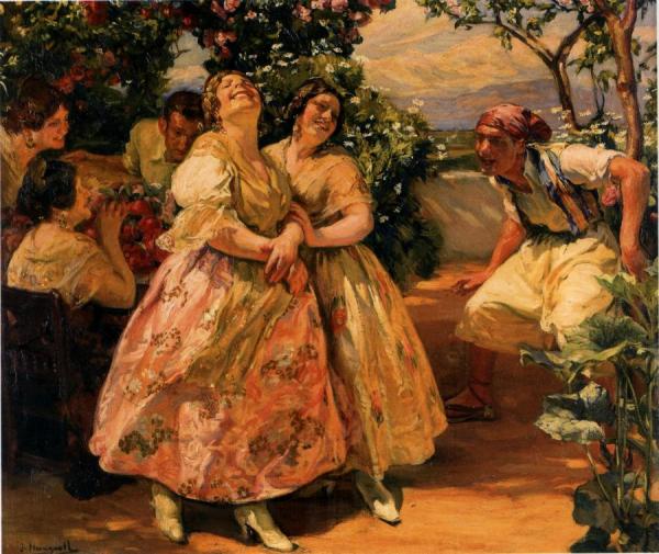 Galanteo Valenciano by Jose Mongrell Torrent