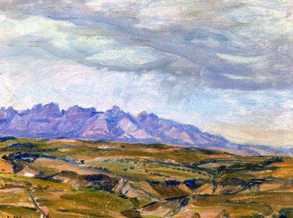 Paisaje by Jose Mongrell Torrent