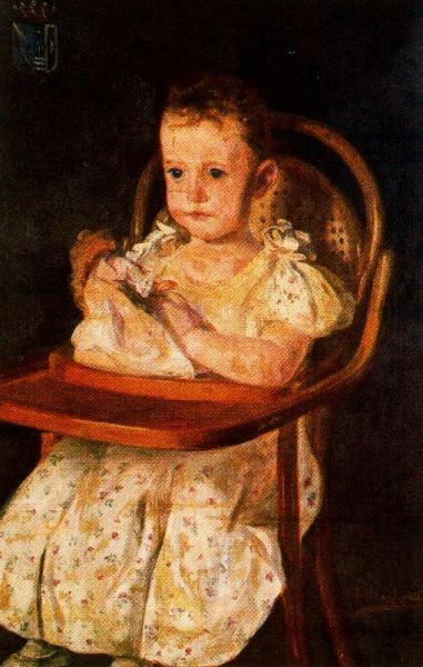 Retrato De Doña Bernardina De Piniés Y Roca De Togores by Jose Mongrell Torrent