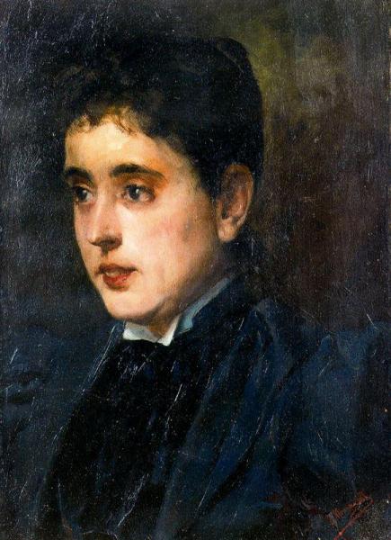 Retrato De Doña Elisa Ruiz Ortiz by Jose Mongrell Torrent