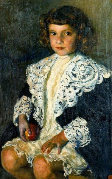 Retrato De Josefina Mongrell by Jose Mongrell Torrent