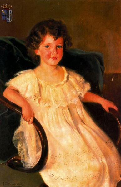 Jose Mongrell Torrent Retrato De María Del Pilar Piniés Y Roca De Togores