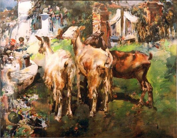 Cabras by Jose Navarro Llorens