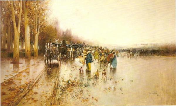 Dia De Lluvia by Jose Navarro Llorens