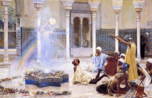 A Mystical Apparition by Jose Villegas Y Cordero