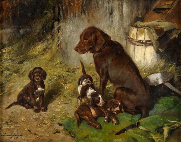 The Proud Mother Dog by Josef Schmitzberger