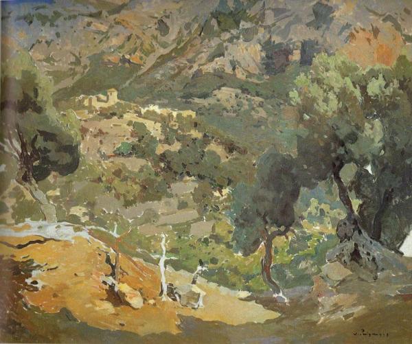 Paisaje by Josep Puigdengolas Barrella