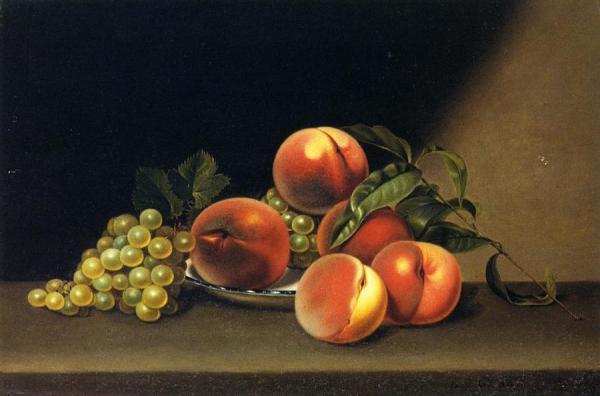 Peaches And Grapes by Joseph Biays Ord