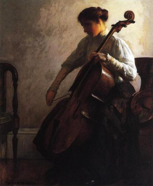 The Cellist by Joseph Decamp