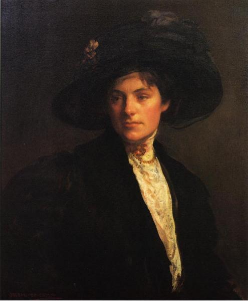 The Fur Jacket by Joseph Decamp Oil Painting Reproductions