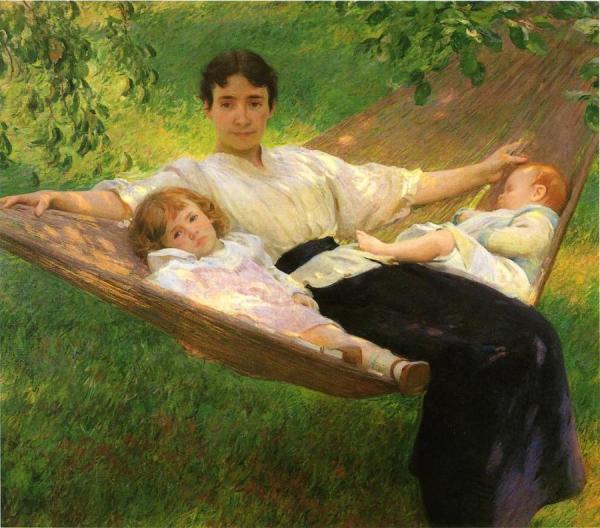 The Hammock by Joseph Decamp