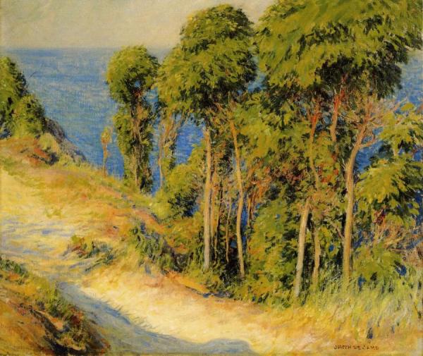 Trees Along The Coast by Joseph Decamp