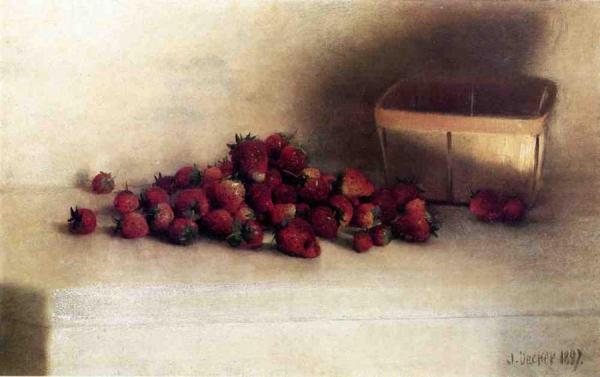 Strawberries by Joseph Decker