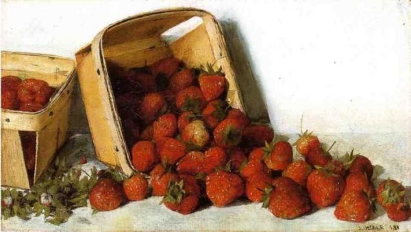 Strawberries by Joseph Decker