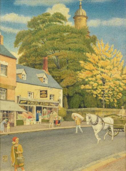 Autumn In Banbury by Joseph Edward Southall