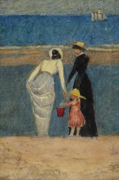 At Cromer, Norfolk by Joseph Edward Southall