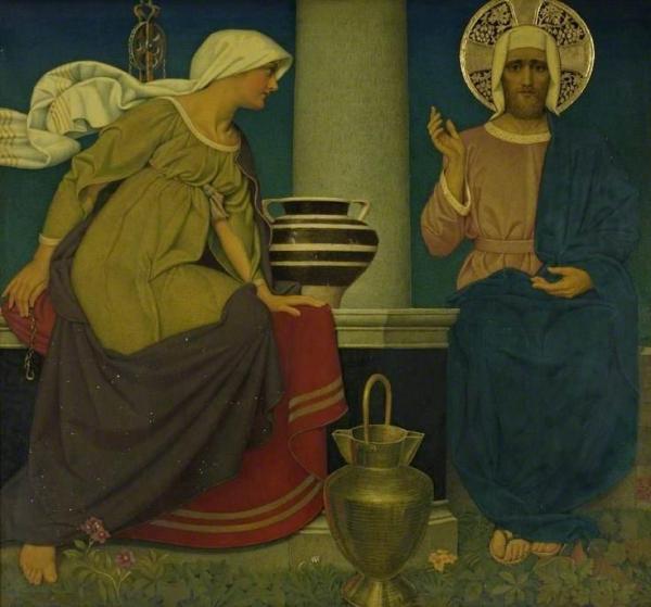 At The Well Of Samaria by Joseph Edward Southall