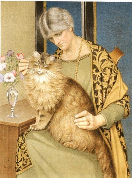 Contentement by Joseph Edward Southall