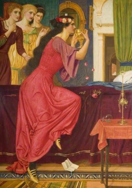 Sigismonda Drinking The Poison by Joseph Edward Southall