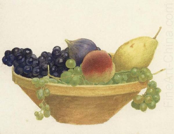 Study Of A Bowl Of Fruit by Joseph Edward Southall