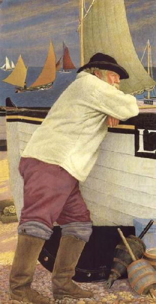 The Old Fisherman by Joseph Edward Southall