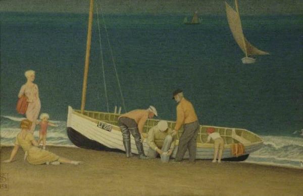 The Return Of The Fishermen by Joseph Edward Southall