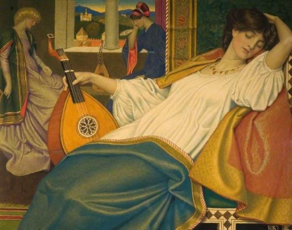 The Sleeping Beauty by Joseph Edward Southall