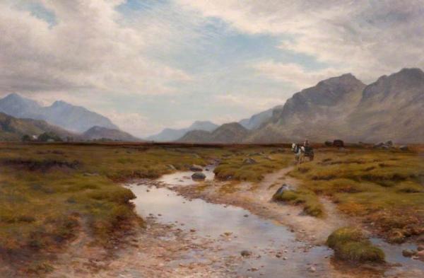 Peat Moss, Poolewe by Joseph Farquharson