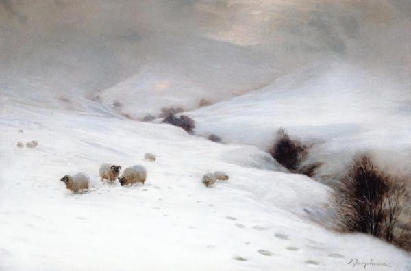 Sun Pepped O'er The Hill by Joseph Farquharson