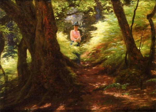 The Forest Path by Joseph Farquharson