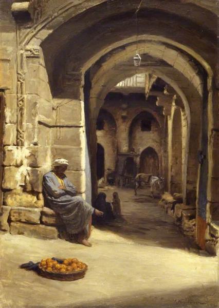 The Orange Seller by Joseph Farquharson