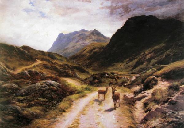 The Road To Loch Maree by Joseph Farquharson
