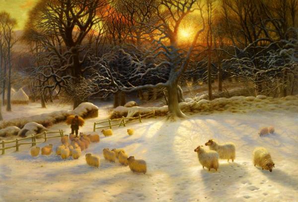 The Shortening Winter's Day Is Near A Close by Joseph Farquharson