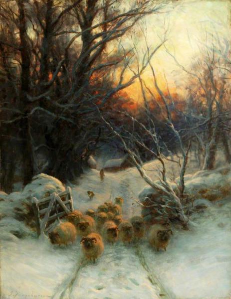 The Sun Had Closed The Winter Day by Joseph Farquharson