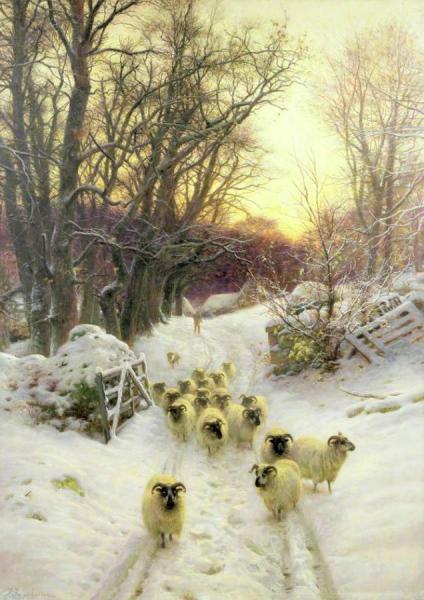 The Sun Had Closed The Winter's Day by Joseph Farquharson