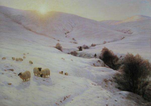 The Sun Peeped O'er Yon Southland Hills by Joseph Farquharson