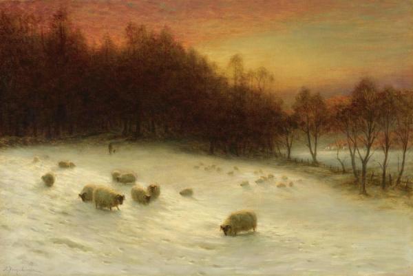 When The West With Evening Glows by Joseph Farquharson