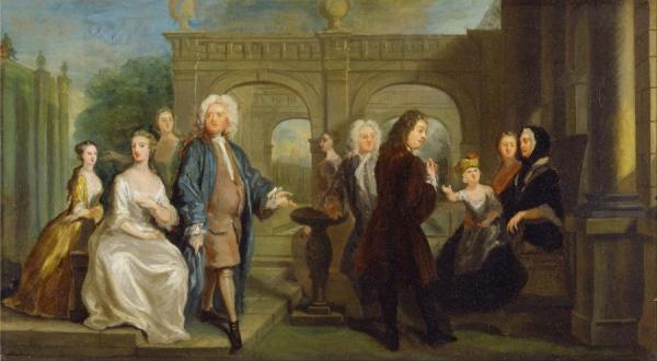 A Family Conversation Piece by Joseph Highmore