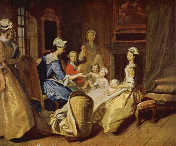 Pamela Teaching Her Children by Joseph Highmore