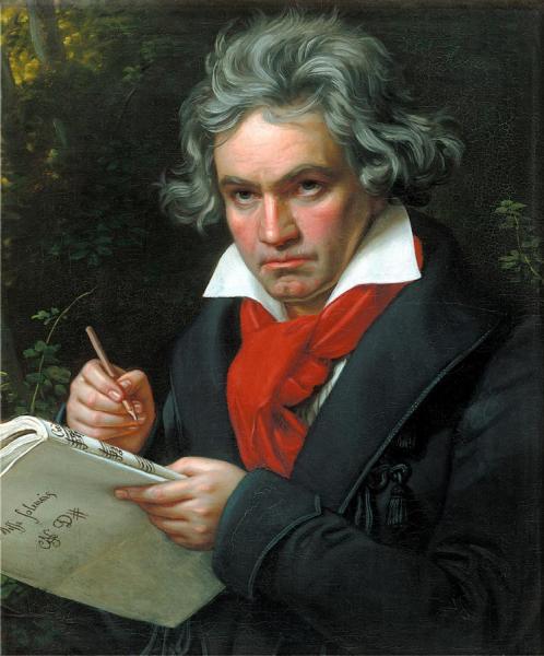 A Portrait Of Ludwig Van Beethoven,1820 by Joseph Karl Stieler Oil Painting Reproductions
