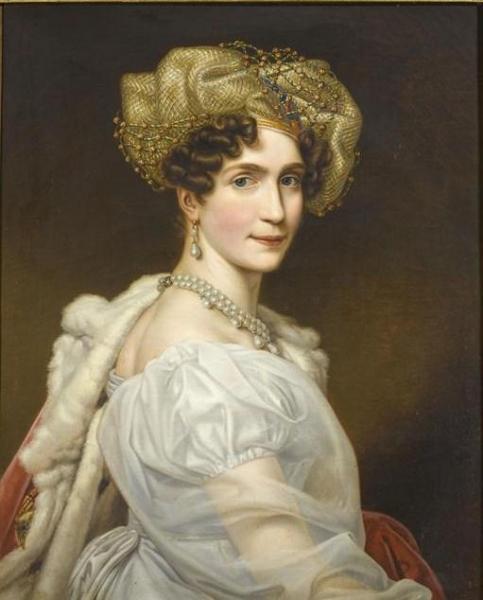 Augusta Of Bavaria, Duchess Of Leuchtenberg by Joseph Karl Stieler
