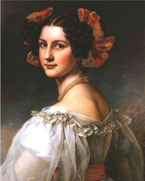 Auguste Strobl by Joseph Karl Stieler