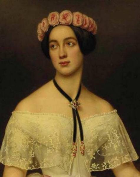Elisabeth Von Sachsen-altenburg by Joseph Karl Stieler