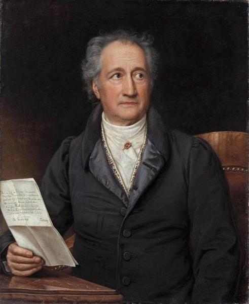 Johann Wolfgang Von Goethe by Joseph Karl Stieler