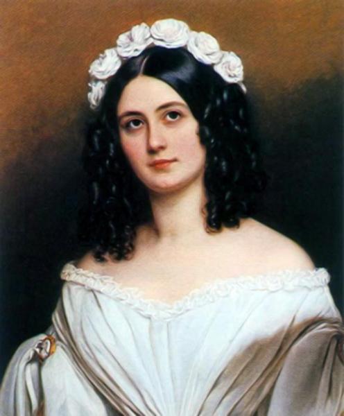 Rosalie Julie Freiin Von Bonar by Joseph Karl Stieler